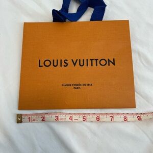 Authentic Louis Vuitton shopping bag. LV shopping bag.